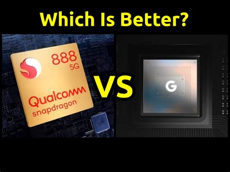 google tensor vs snapdragon 888